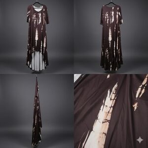 Summer Casual Beach Long Dress Women's Loose Three-Quarter Sleeve Dress …